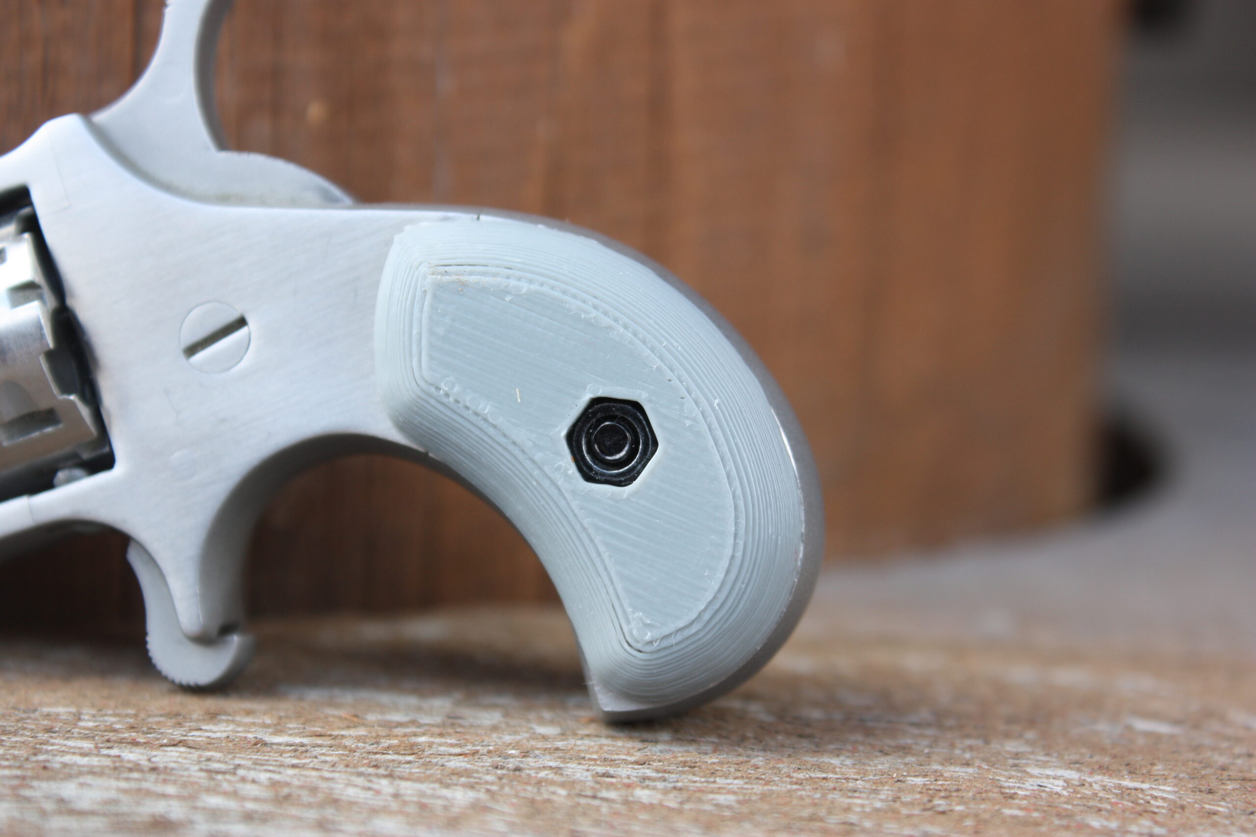 Replacement grips for North American Arms 22 chubby grips USA NAA mini Gray