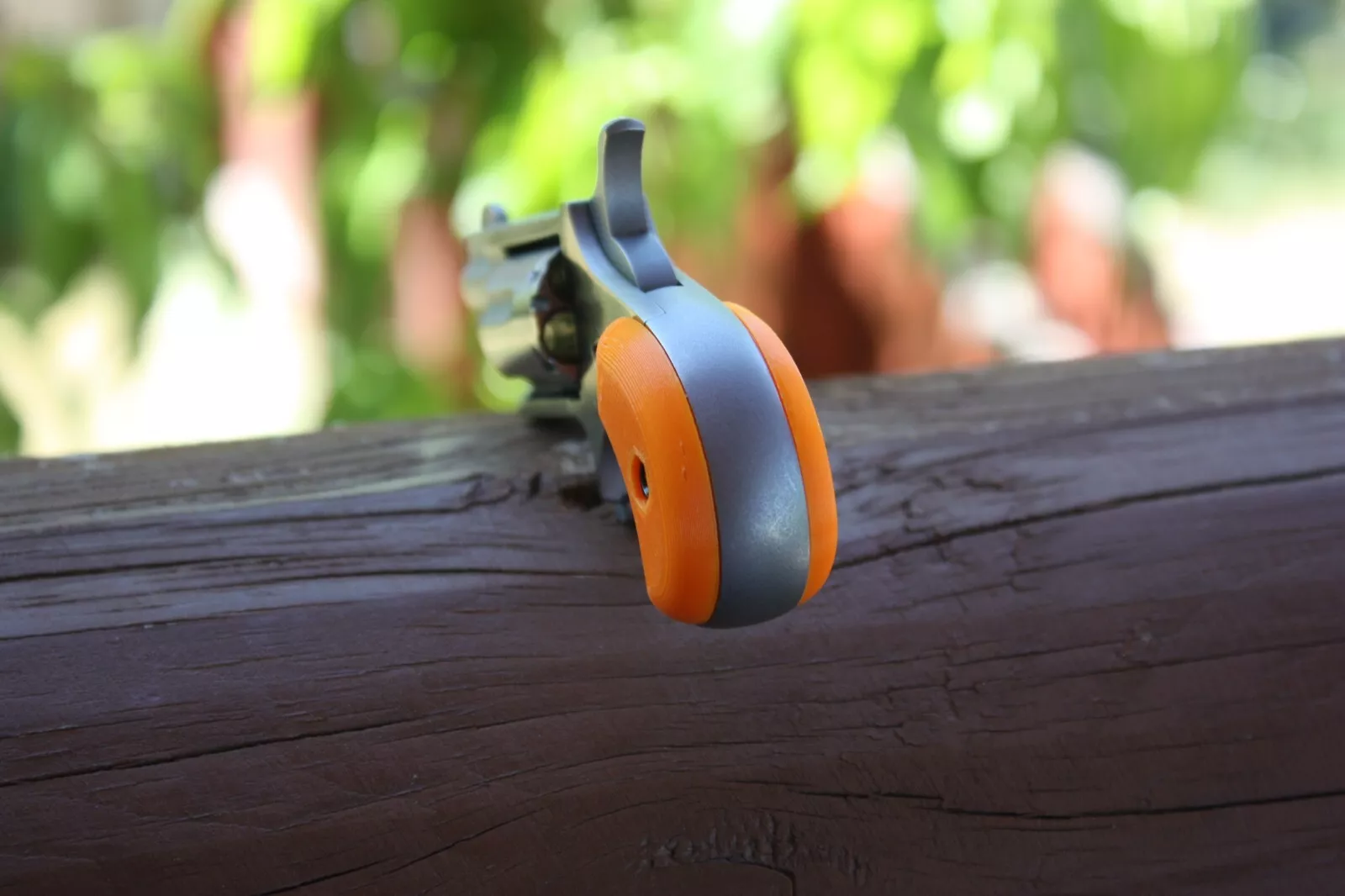 Replacement grips for north American arms 22 chubby grips USA NAA mini Orange - Image 2